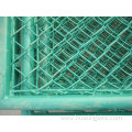 Green Coated Chain Link Fence